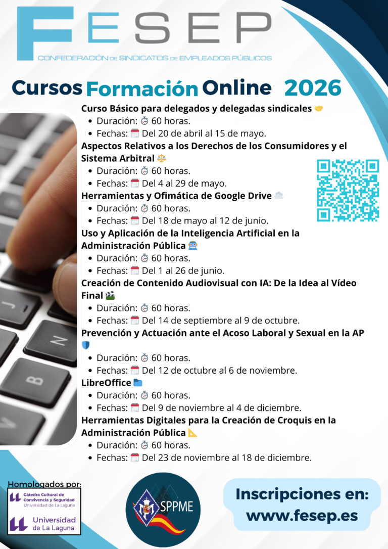 Cursos FESEP. Inscripciones abiertas.