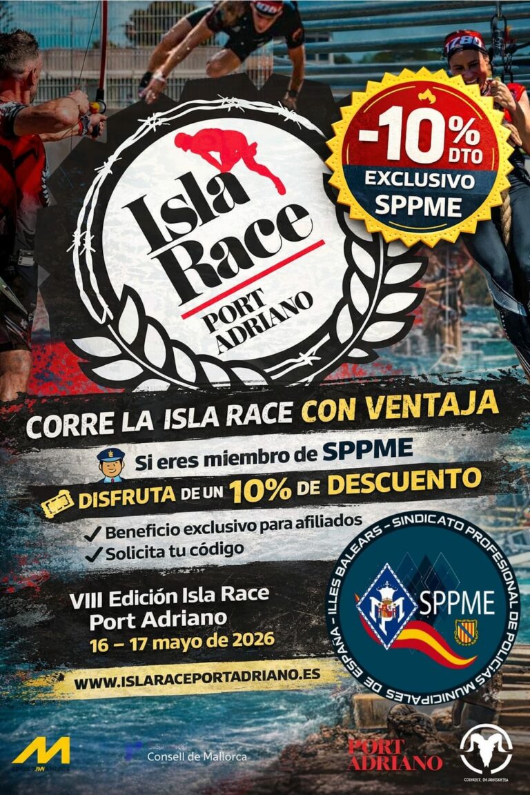 Isla Race en Port Adriano. Participa en la carrera.