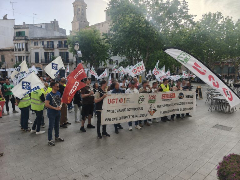 Movilización y denuncia en Llucmajor.